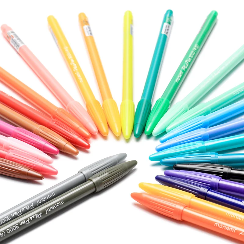 Monami мульти Цвет Fine Liner ручки набор 12/24/36 s Soft Touch микрон наконечник для рисования