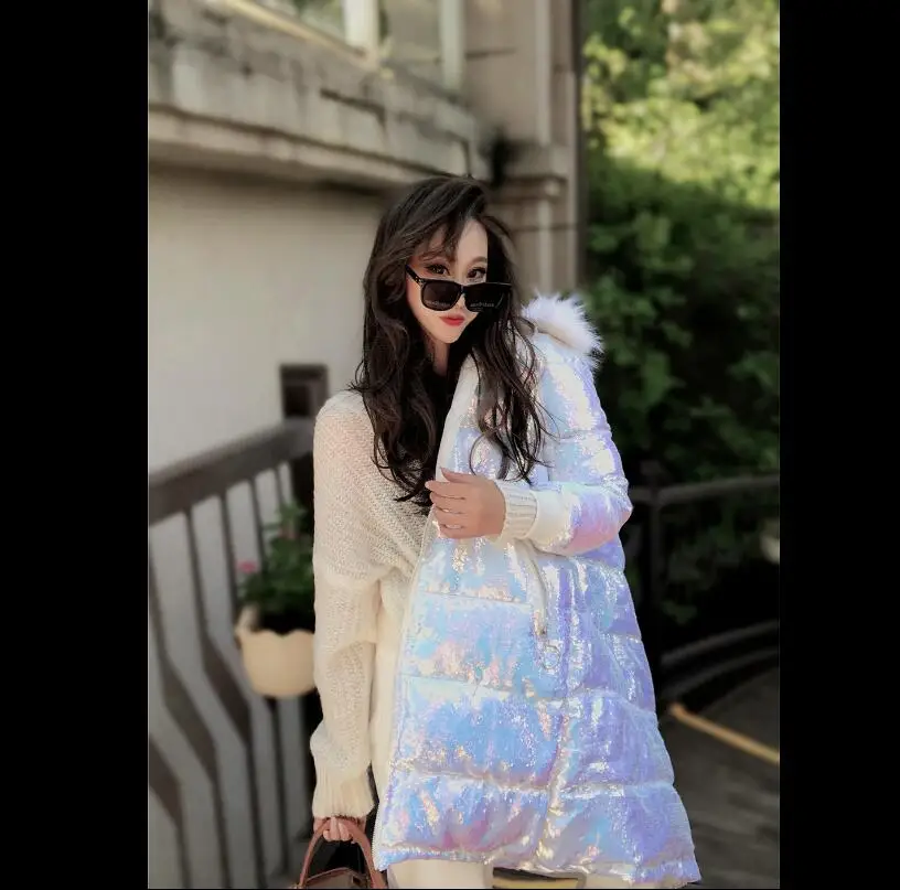 Новинка 2019 модное осенне-зимнее пальто с хлопковой подкладкой Женская парка