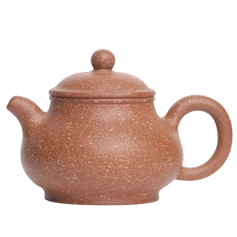 

old mine yixing coarse sand slope mud semi-manual pot pan small kung fu tea set rushed the teapot can raise the teapot