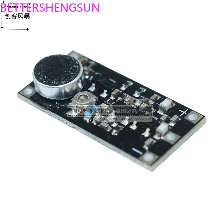 

Micro FM wireless microphone FM transmitter module FM transmitter FM wireless broadcast wireless microphone circuit board