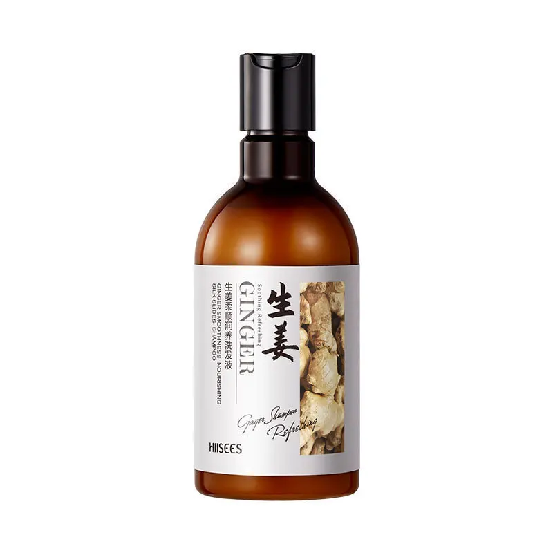 

Natural Organic Ginger Hair Shampoo Dry Professional Hairs Care Growth Anti-Hair Loss Nourishing Oil Control Moisturizing 250ml