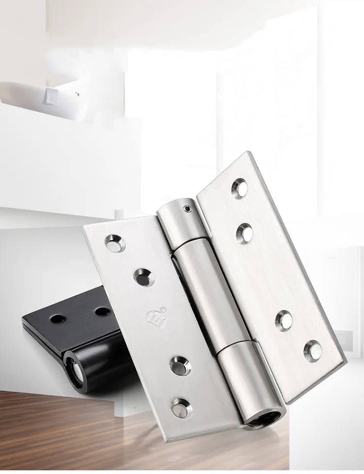 

4 Inch Self closing casement door hinge hydraulic buffer positioning stainless accessories bearing hinge 30kg