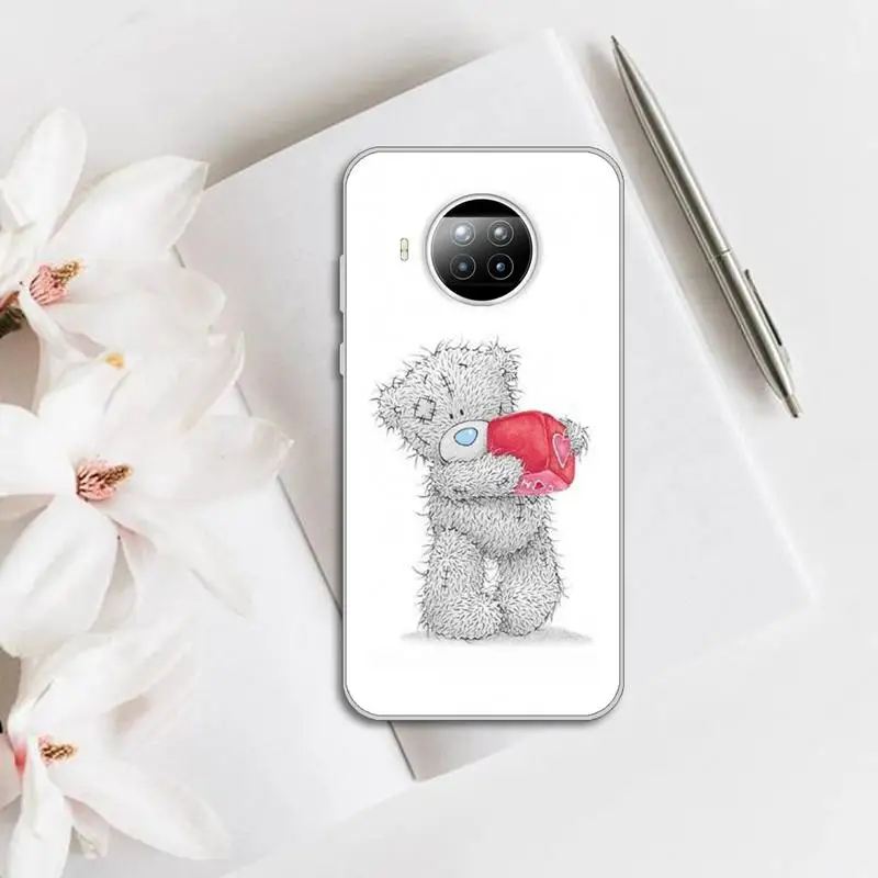 

Lovely Tatty Teddy cartoon bear Phone Case Transparent for Xiaomi mi note 10 8 9 t HUAWEI p30 40 11 Samsung S 8 9 10 20 pro lite