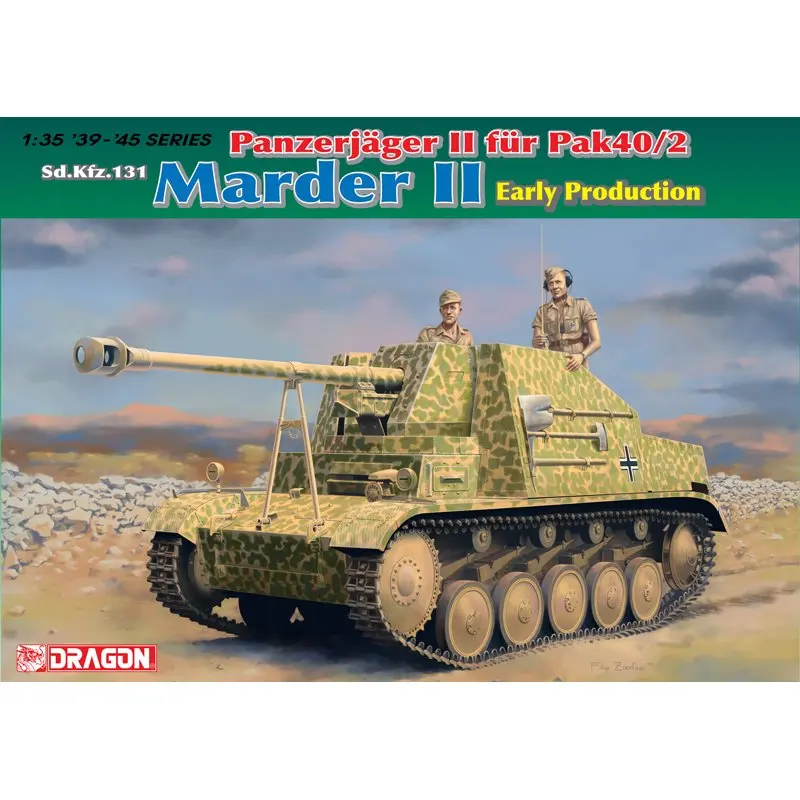DRAGON 6769 1/35 Panzerjager II fur Pak 40/2 Sd.Kfz.131 Marder [ранний] набор моделей|Наборы для сборки