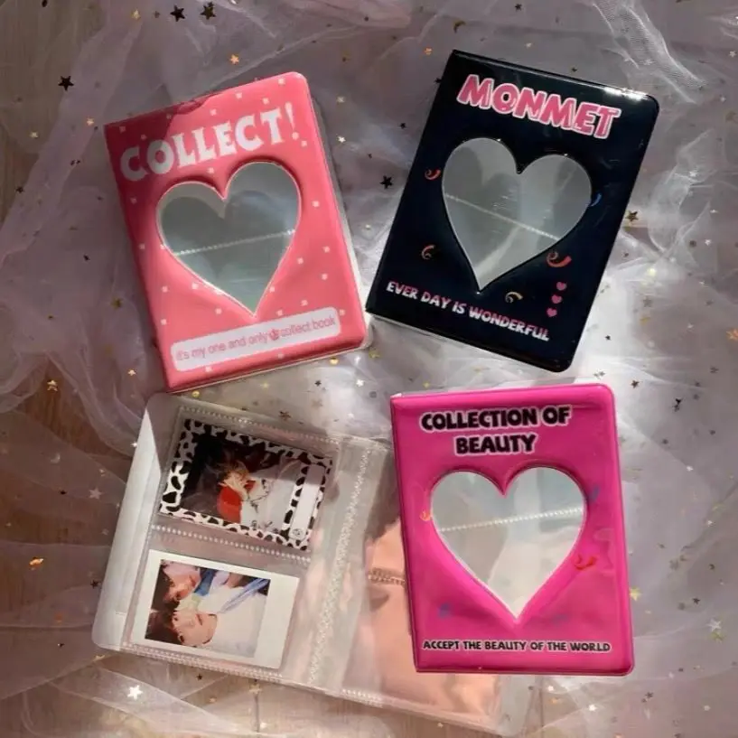

South Korea Ins New 3 Inch Polaroid Mini Love Album Star Chasing Small Card Storage Card Book Hit Color Retro