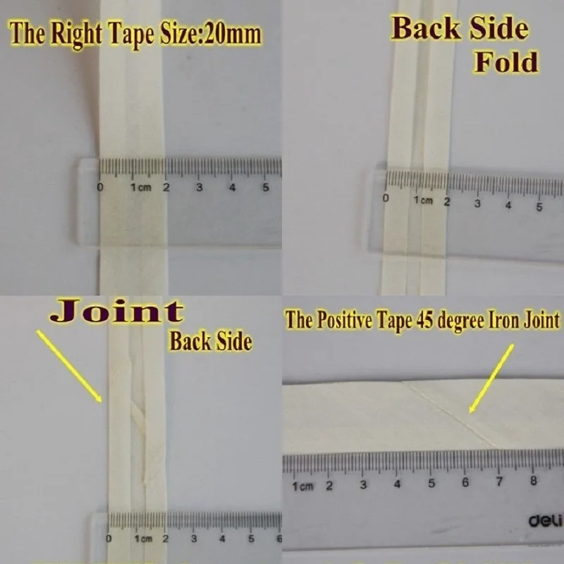 100% Cotton Bias tape, 20mm width 3/4" Ironed Single Fold Binding Bias Tape For Garment Craft DIY Handmaking 5m/lot images - 6