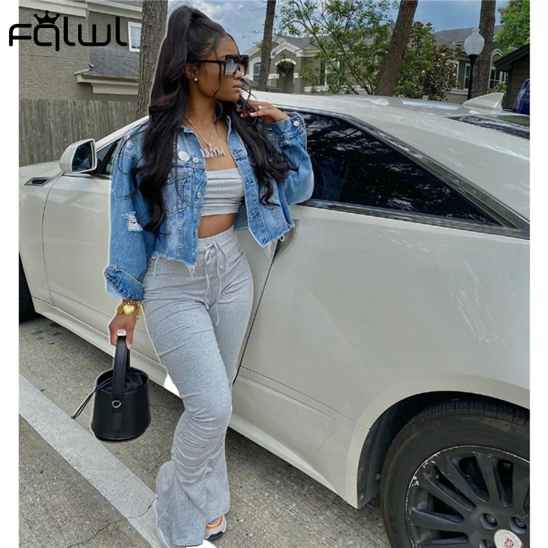 Женский комплект из 2 предметов FQLWL летний розовый костюм с открытыми плечами