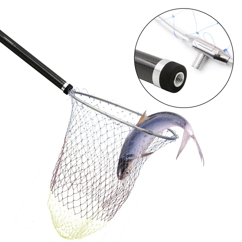 3 м портативный телескопический удлинитель из углеродного волокна рыболовная