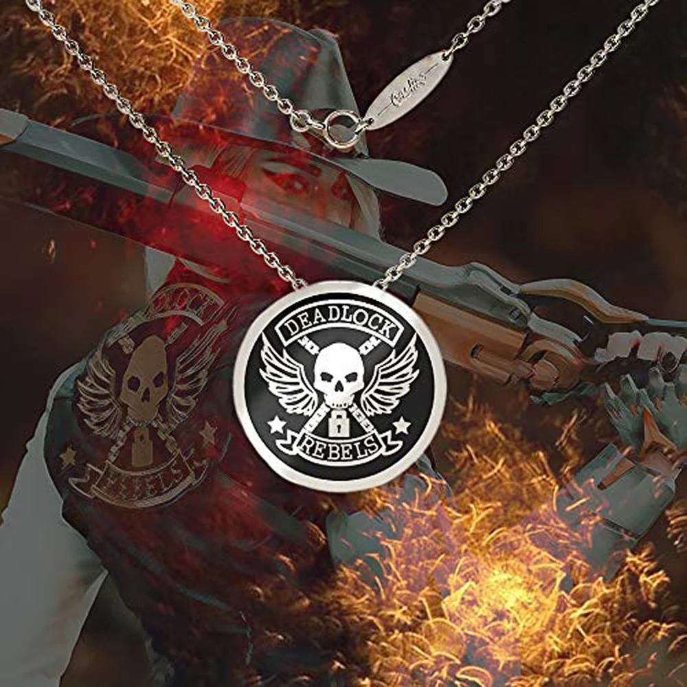 Ожерелье Аниме OW Ashe подвеска со съемным шармом для косплея аксессуары костюма