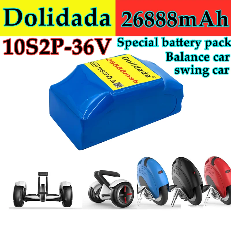 

2021 new 10s2p 36V 26888mah for twist / scooter / balance car battery with built-in protection panel