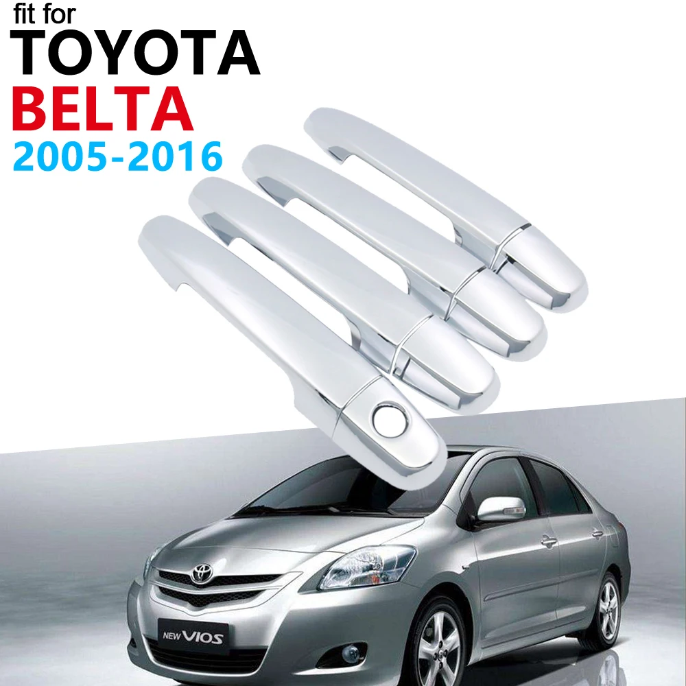Дверная ручка автомобильные аксессуары для Toyota Belta XP90 2005 ~ 2016 хромированная