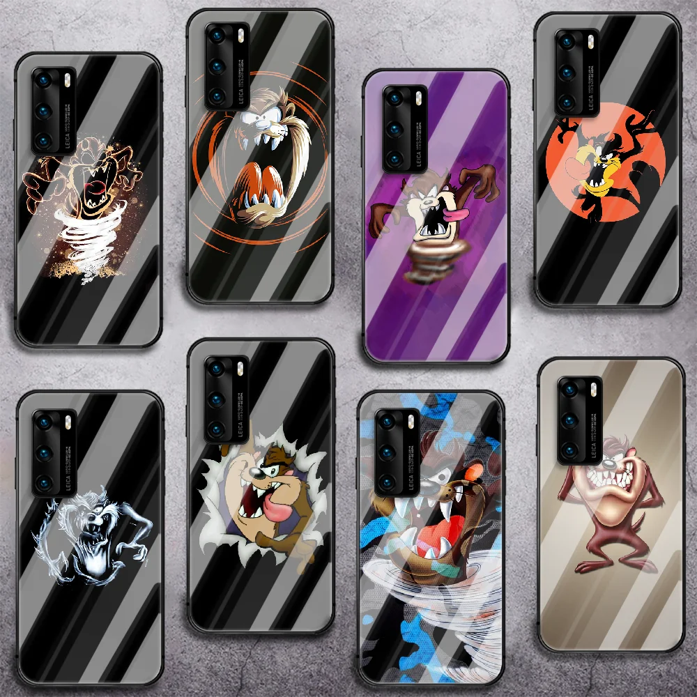 

Tunes Tasmanian Devil Taz Phone Tempered Glass Case Cover For Huawei P Nova Mate 5T 20 30 40 E Pro Lite Smart 2019 2021 Etui