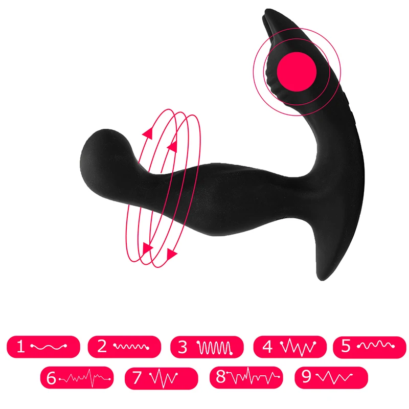 Массажер простаты для мужчин водонепроницаемый перезаряжаемый стимулятор