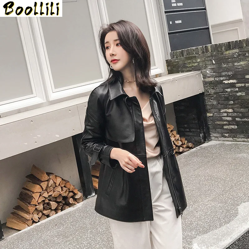 Real Leather Boollili Jacket Women Clothes 2023 Sheepskin Coat Genuine Leather Jacket Women Korean Windbreaker Veste Femme