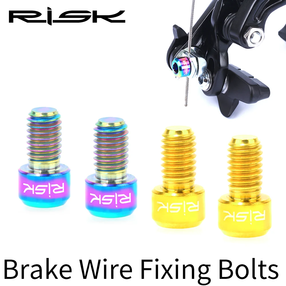 2 шт. винты для тормозов m6 * 10 мм из титанового сплава | Спорт и развлечения