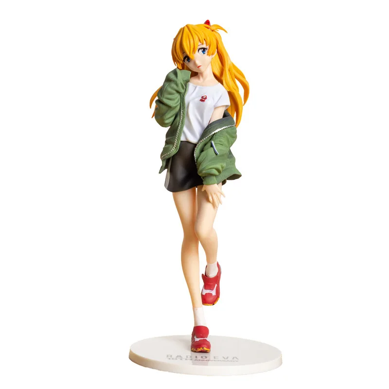 

Коллекционные фигурки Neon Genesis фигурка Евангелион Asuka, 25 см, аниме, экшн-фигурки ЕВА Evangelion, декоративная модель, игрушки в подарок