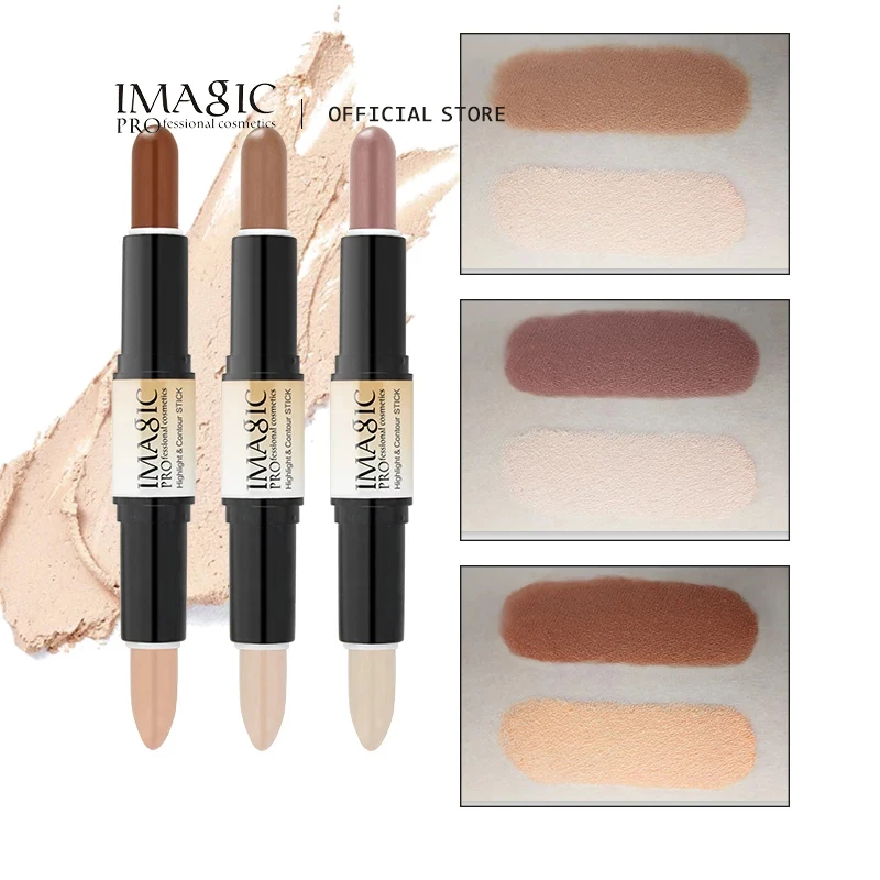IMAGIC Makeup кремовый двухсторонний Контурный карандаш 2в1 контурный хайлайтер