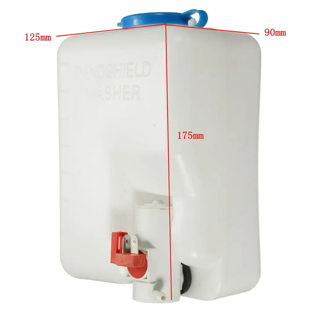 

12V Universal Classic Car Windshield Washer Reservoir Pump Bottle Kit Jet Switch Clean Tool Easy&Convenient to Use