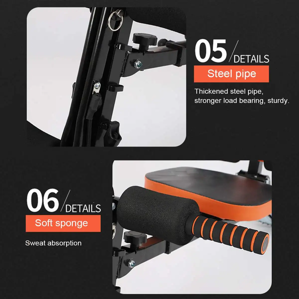 

Gym Weight Bench Indoor Dumbbell Bench Rowing Machine Muscle Exercise Supine Plate ABS Training Board Home Fitness Equipment