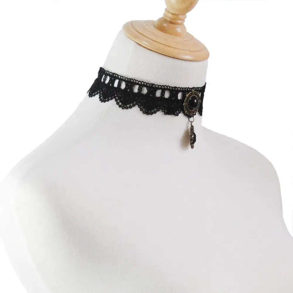 1 шт. кружевное ожерелье с кисточкой и татуировкой в готическом стиле | Украшения