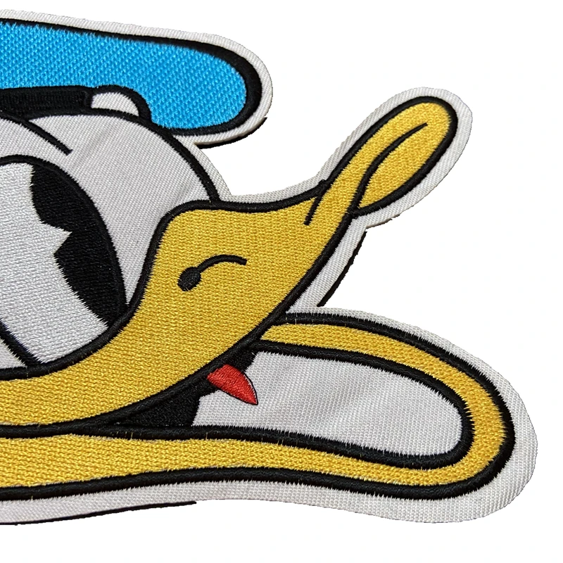 

WUYUCONG Cartoon Doctor Duck Embroidered Patches iron on Animal Embroidery Appliques DIY Sewing Accessories