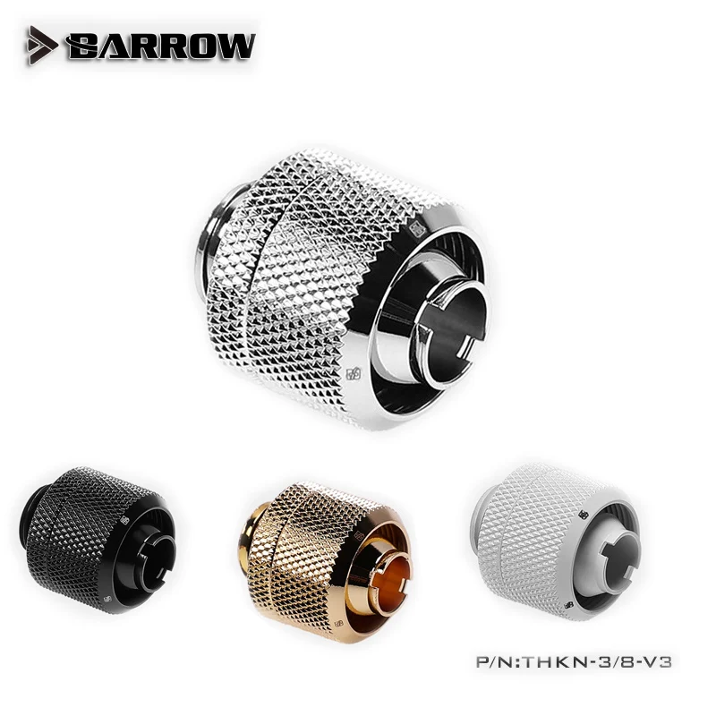 

Фитинг для шланга Barrow G1 / 4 Для 3/8 "ID * 5/8" OD 10x16 мм Мягкие трубные фитинги THKN-3/8-V3