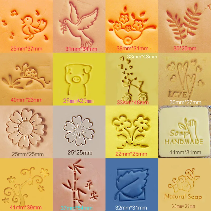 Изготовленный на заказ штамп для мыла с логотипом компании латунный ручной