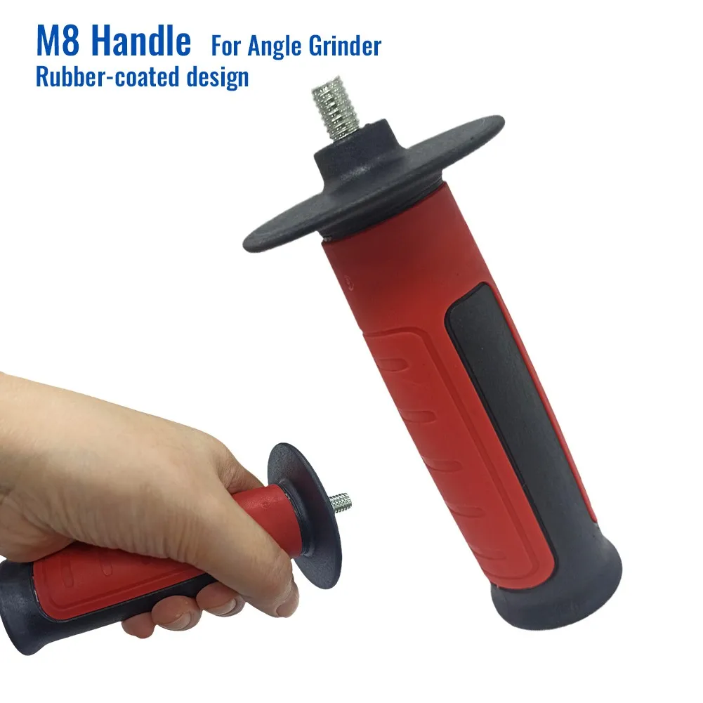 

8mm Thread Auxiliary Side Handle Shock-absorbing Handle For Angle Grinder Grinding Machine M8 Auxiliary Handle For Bosch Makita