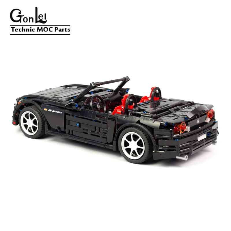 Новые поступления MOCs гоночный автомобиль Honda S2000 AP2 MOC 24500 совместимый с Technic Racing
