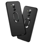 Чехол для Asus ZenFone 5 Selfie Pro 5Q 5 Lite ZC600KL, мягкий силиконовый чехол с классическим кольцом на палец, вращающимся на 360 градусов