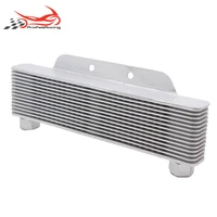 universal motorcycle oil cooler engine transmission oil cooler radiator cooling radiators 238mm 15 row accessory