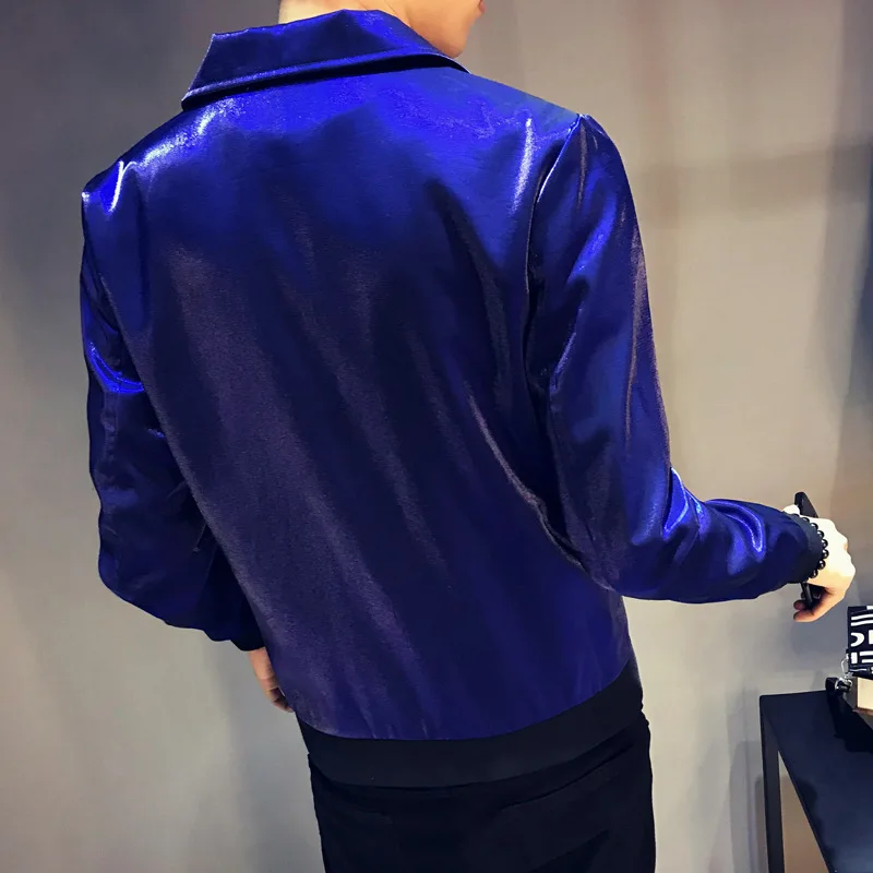 Мужские куртки и пальто Sharp ярко-синие черные серые зеленые сценическая одежда