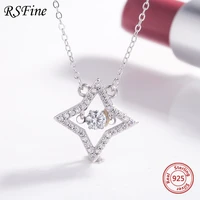 925 sterling silver star necklace jump clavicle chain female pendant popular wholesale famous brand fine jewelry for women