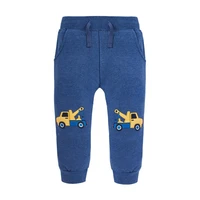jumping meters autumn spring boys sweatpants drawstring hot selling embroidery fashion sport trousers baby pants full length