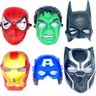 Маска маска Мстителей Человек-паук Железный человек Халк мультяшная вечерние ка для детского дня Косплей