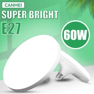 Светодиодная лампочка e27 для дома, светодиодная лампа в форме НЛО для дома, гостиной, кухни, гаража, 220 В, 15 Вт, 20 Вт, 40 Вт, 50 Вт, 60 Вт