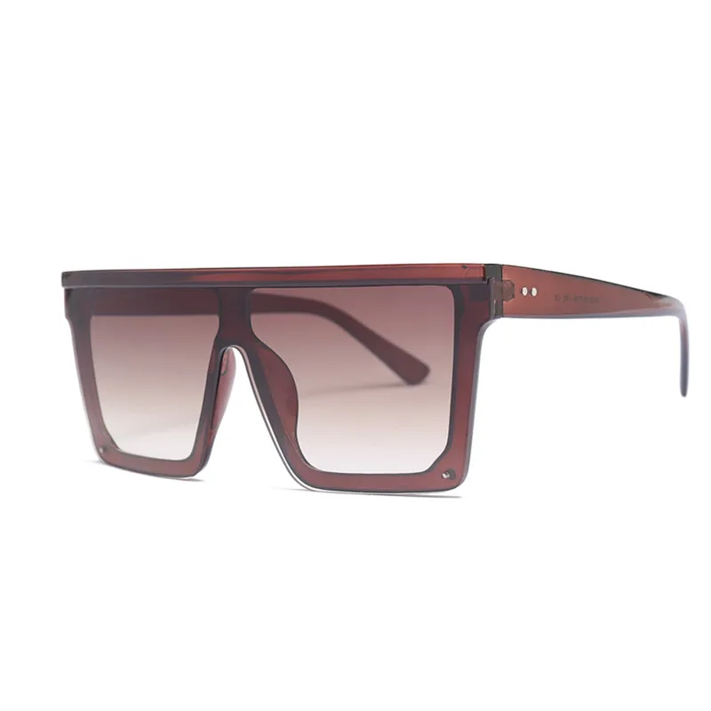 K32446-C2Brown Emosnia, квадратные солнцезащитные очки для женщин, Ретро стиль, уличный авангард, небольшая оправа, солнцезащитные очки для мужчин, для улицы, индивидуальные солнцезащитные очки - Цвет линз: K32446-C2Brown