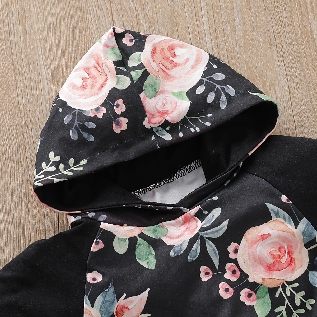 Для детей 0-24 месяца новинка Сезон осень-зима Одежда с цветочным принтом Комплект