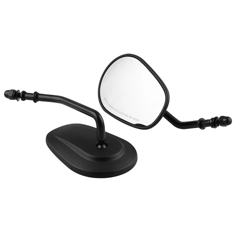 

Black Matte Motorcycle Side Mirrors For Davidson Xl 883 1200 Cruiser Touring