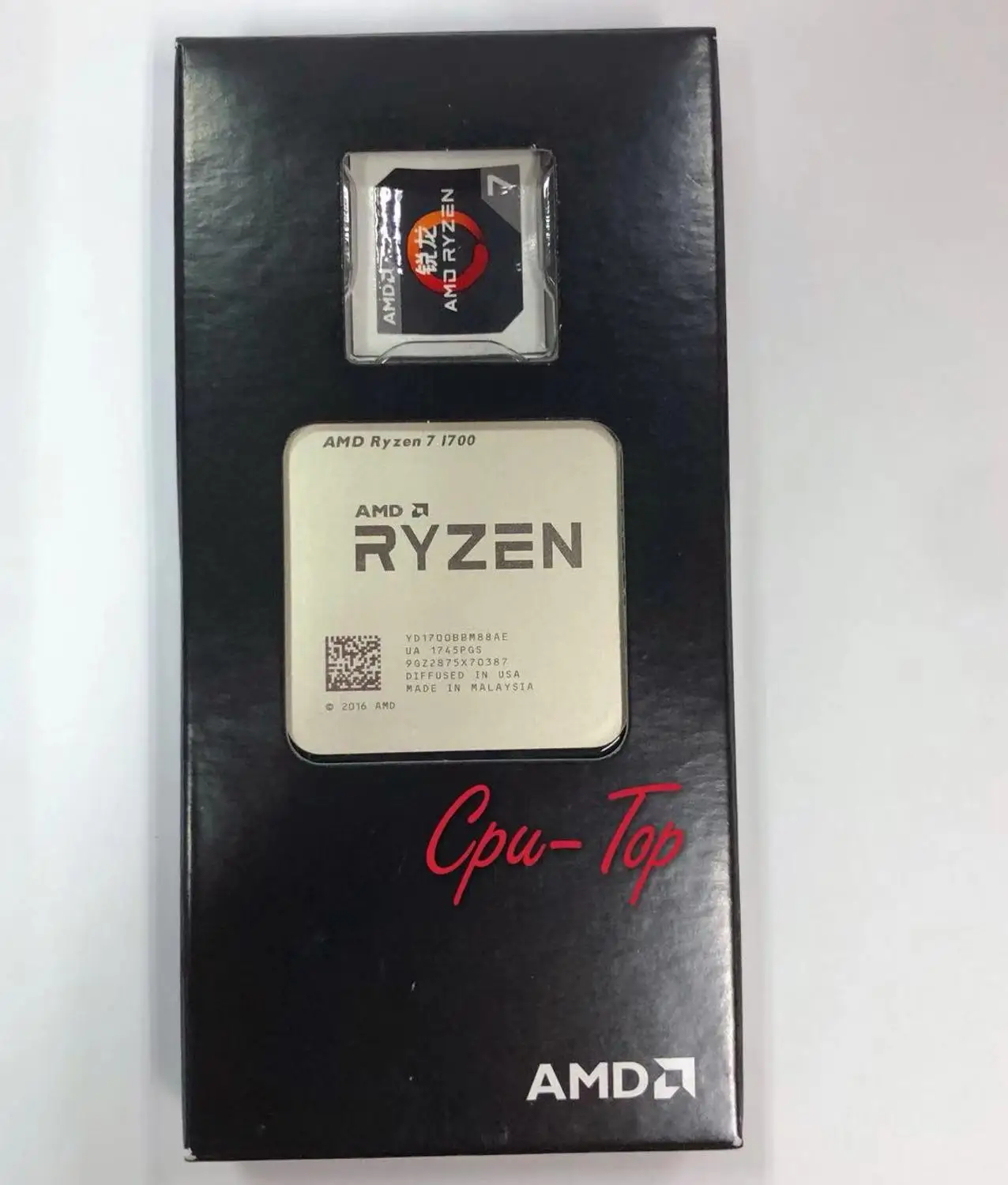 Восьмиядерный процессор AMD Ryzen 7 1700 R7 3 0 ГГц YD1700BBM88AE Socket AM4 новый без