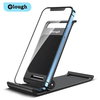 elough adjustable desktop mobile phone holder mount stand for iphone samsung ipad tablet desk foldable cell phone stand support