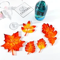 silicone leaves coaster resin mold tropical maple leaf resin mold art crafts diy coasters mould home tableware decoration
