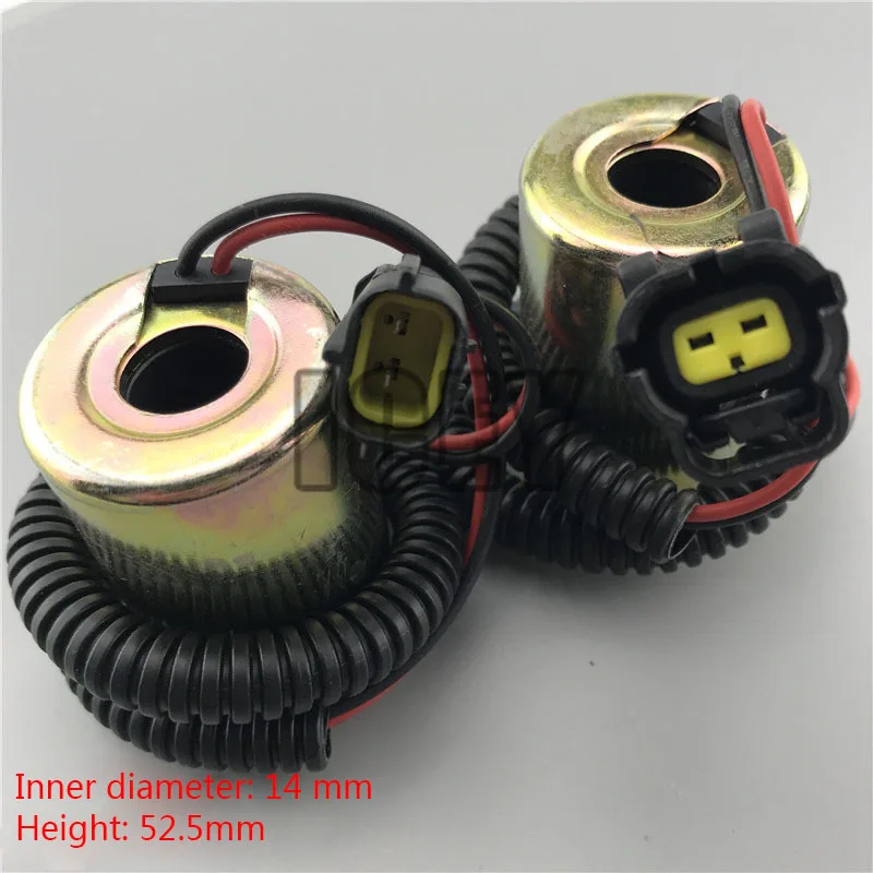 Электромагнитный клапан катушка с предохранительным замком Doosan экскаватора DH60 5