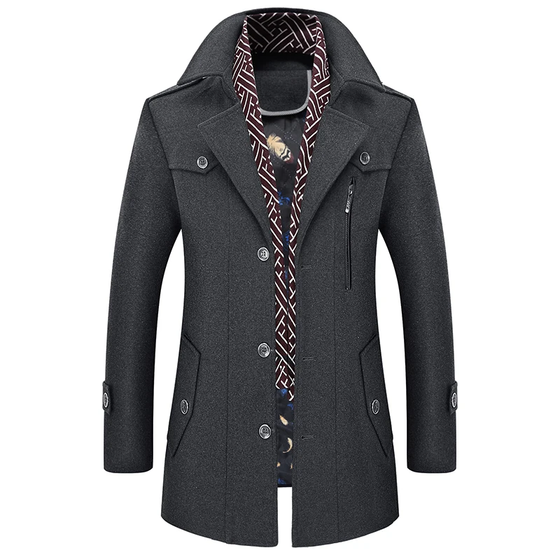 

Мужская Длинная зимняя куртка, новая Корейская Модная приталенная ветровка средней и длинной длины с красивым плюшем, зима 2021