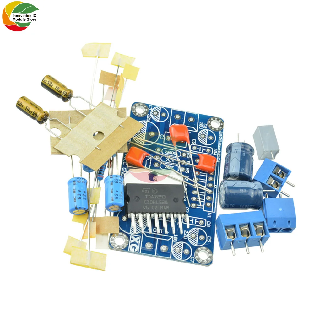 Ziqqucu TDA7293 100 Вт моно Плата усилителя мощности PCB плата синий DIY kit | Электронные