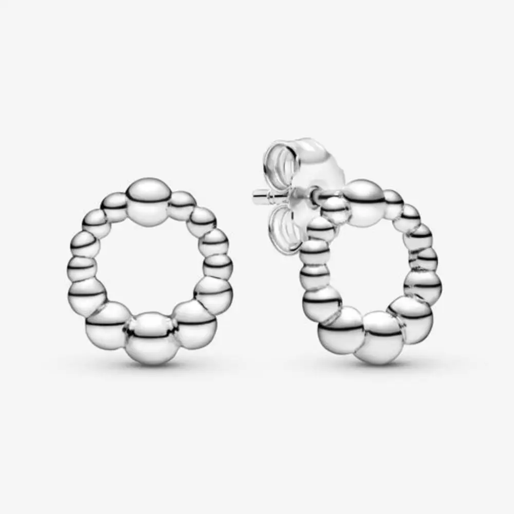 

925 Sterling Silver Sparkling Heart Shape pan Earrings ever Women Stud Earrings Jewelry