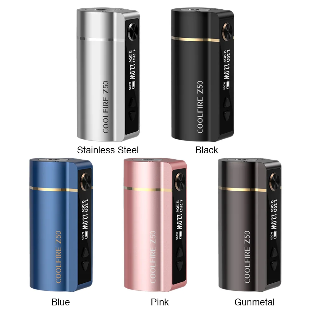 Оригинальный Innokin Coolfire Z50 VW комплект с 2100 мАч батарея мод и 4 мл Zlide трубка бак