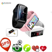 smart elder man student kids child heart rate blood pressure monitor gps wifi trace locate sos bluetooth phone bracelet watch