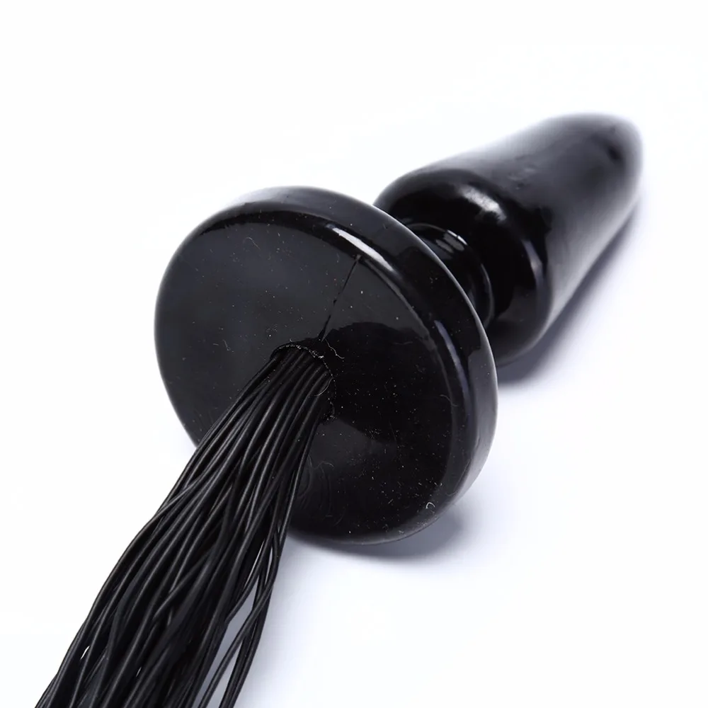 Косплей конский хвост Анальная пробка мягкий пони Анальное удовольствие задний