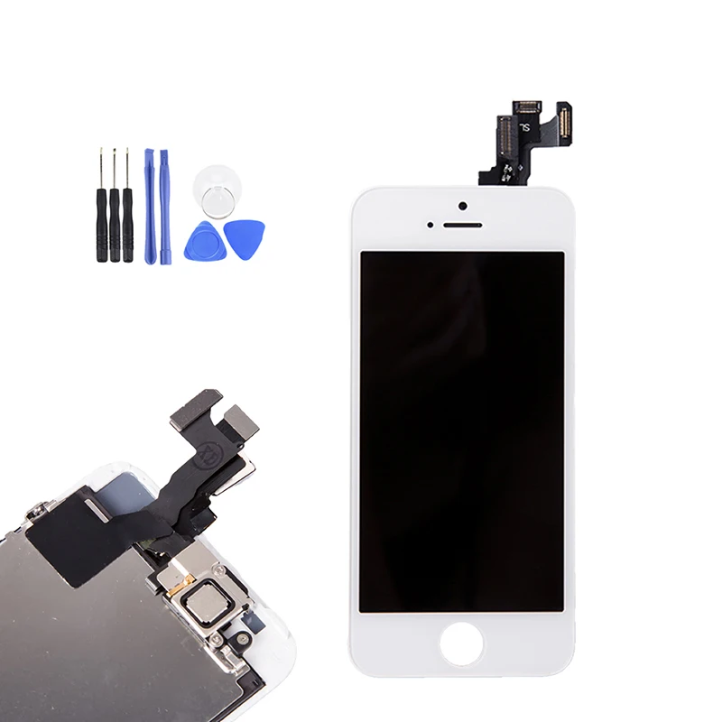 Жк дисплей в сборе для iPhone 5 5c сменный сенсорный стеклянный жк модуль дигитайзер